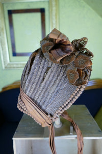 ROQUANCOURT Antiker Hutkarton mit Strohhaube, Paris, ca. 1879