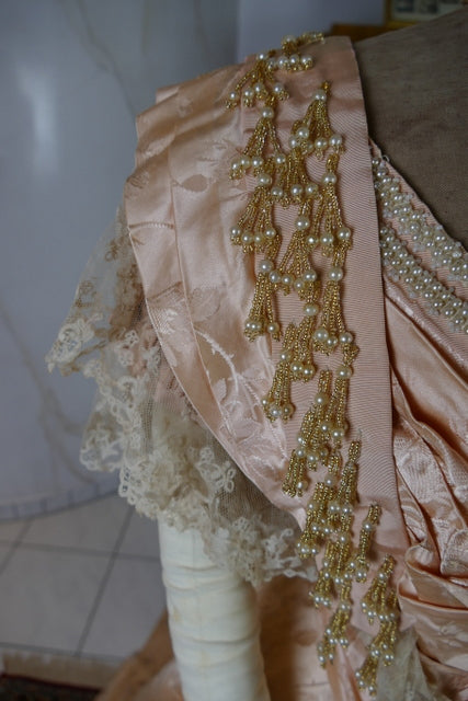 LARUE Ballkleid, Bordeaux-Biarritz, ca. 1898