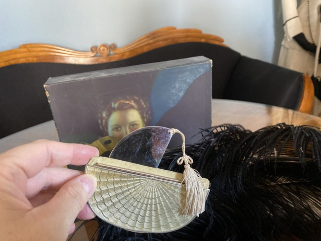 Set mit Spiegel und Kamm, England, 1920er Jahre