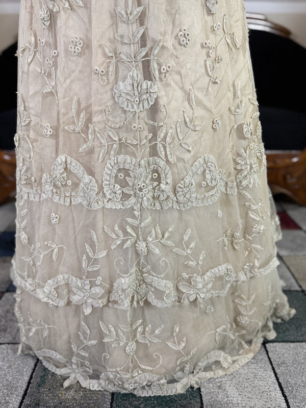 Antikes edwardianisches Dessous-Kleid, ca. 1903