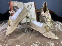 Bestickte Rokoko-Schuhe, ca. 1790