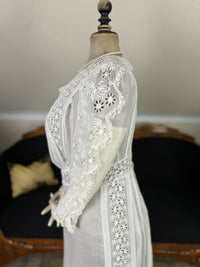 Antikes Baumwoll-Dessous-Sommerkleid, Amerika, ca. 1913