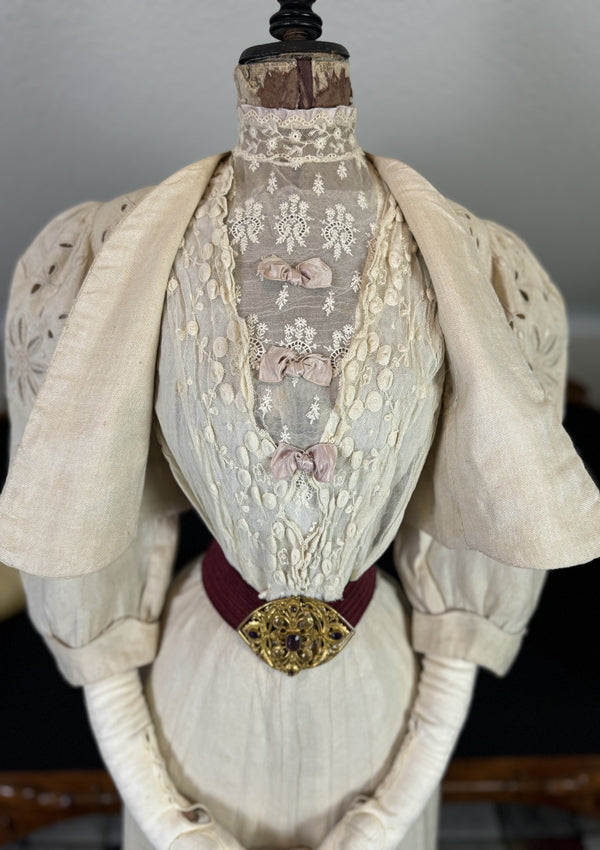 Leinen-Spazierkleid, Amerika, ca. 1904