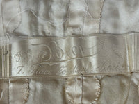 Antikes GUSTAVE BEER Abendkleid – Seidenchiffon &amp; Samt, Paris Couture ca. 1912