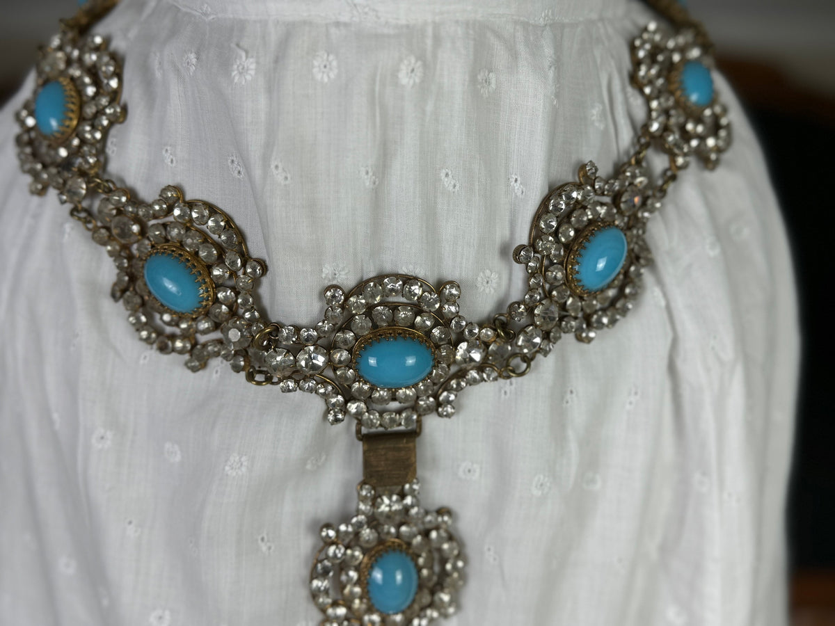 Antiker Strass-Theatergürtel, Deutschland, ca. 1890-1910