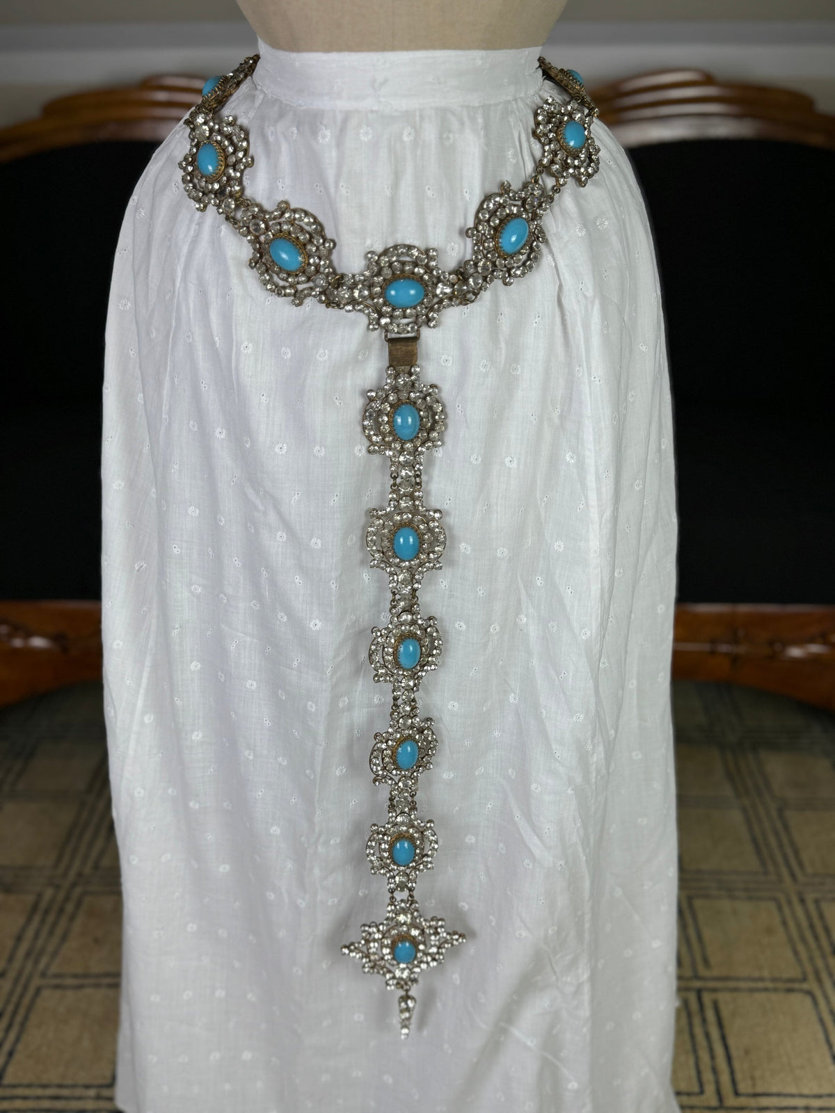 Antiker Strass-Theatergürtel, Deutschland, ca. 1890-1910