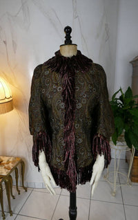 Dolman aus Seide mit Paisleymuster, ca. 1880