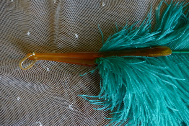 Grüner Boudoir-Fächer, 1920