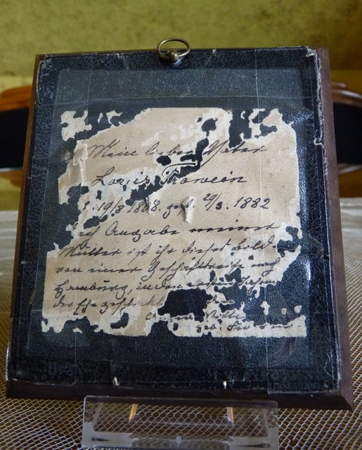 Scherenschnitt-Miniatur, Louis Frowein, um 1845