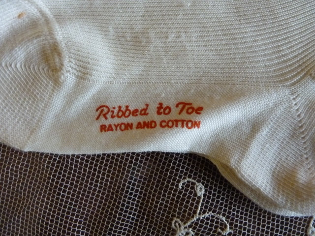 ROLLINS HOSIERY Antike gerippte Strümpfe, 1920er Jahre