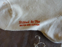 ROLLINS HOSIERY Antike gerippte Strümpfe, 1920er Jahre