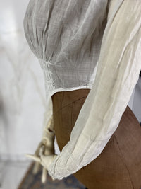 Antikes Biedermeier-Mieder, ca. 1840 – Deutsche frühviktorianische Mode