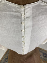 Antikes Biedermeier-Mieder, ca. 1840 – Deutsche frühviktorianische Mode