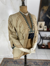 DRECOLL Gehrock, Paris & Wien, ca. 1910 – Antike Couture-Seidenjacke