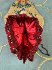 Antike Perlentasche, Deutschland, ca. 1890