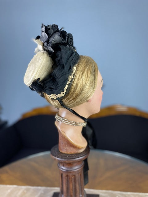 Tüllhaube, ca. 1888