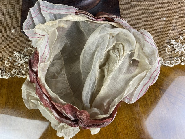 Boudoir-Haube für Schneckenfrisuren, ca. 1910