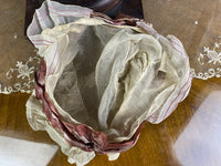 Boudoir-Haube für Schneckenfrisuren, ca. 1910