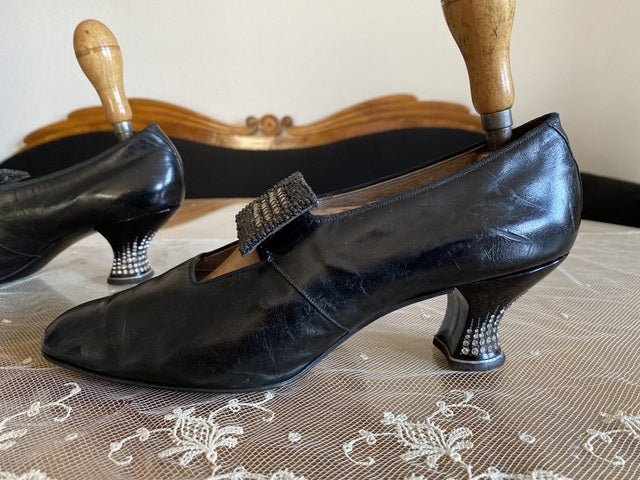 Ballschuhe, Strassabsatz, ca. 1909