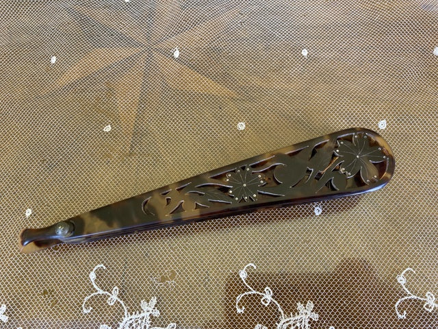Fächer aus Schildpatt, ca. 1890