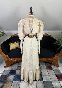 Leinen-Spazierkleid, Amerika, ca. 1904