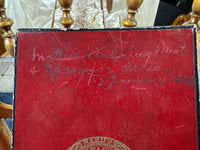 Antique Wedding Dress 1882 – Cream Satin Silk with Pleated Trims, Lace & Faux Pearls, Kate Rimer Provenance