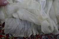Antikes besticktes Spitzen-Bustle-Überkleid, 1880er Jahre