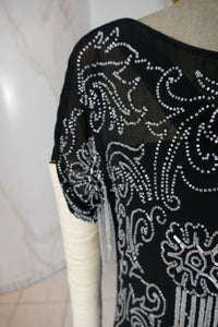 Besticktes Flapper-Kleid, Frankreich, ca. 1925
