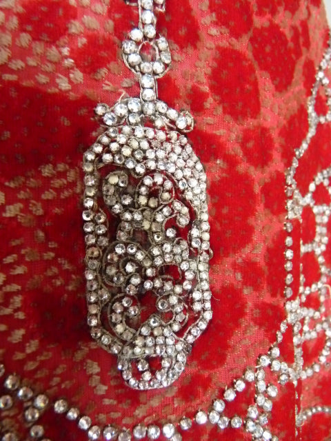 Antique Worth flapper evening dress 