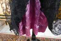 Antikes Partykleid der Goldenen Zwanziger, ca. 1925 – Seide & Chiffon-Lagen