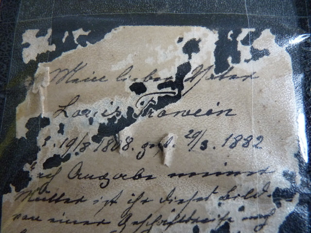 Scherenschnitt-Miniatur, Louis Frowein, um 1845