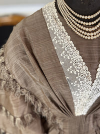 Antikes viktorianisches Gouvernantenkleid, England, ca. 1850