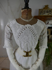Gehäkelte Bluse, ca. 1910