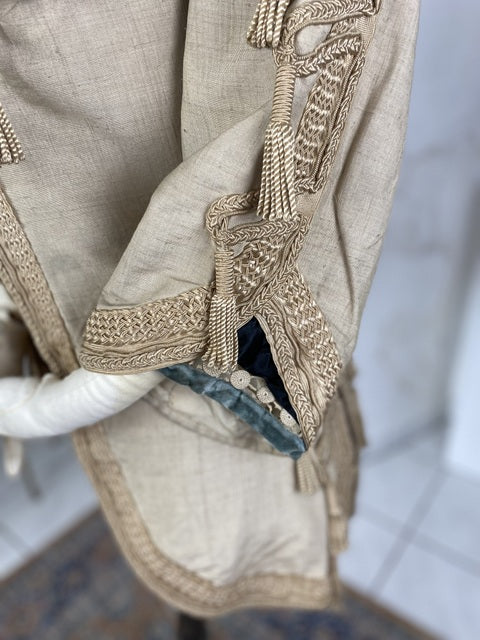 DRECOLL Gehrock, Paris & Wien, ca. 1910 – Antike Couture-Seidenjacke