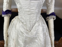 SCOTT Antikes Abendkleid aus Seide, Liverpool, ca. 1890
