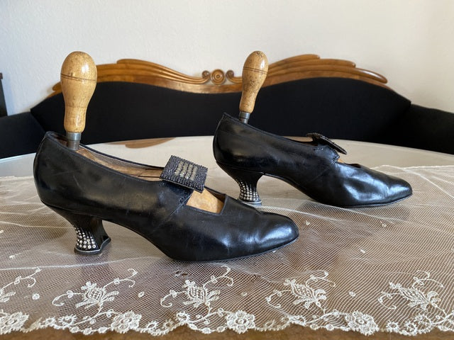 Ballschuhe, Strassabsatz, ca. 1909