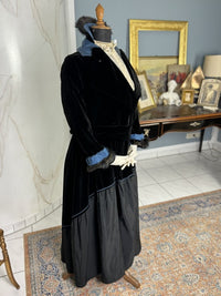Samtmantel, Amerika, ca. 1915