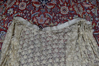 Antikes besticktes Spitzen-Bustle-Überkleid, 1880er Jahre