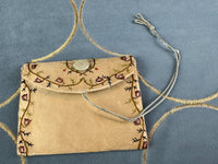 Antike Rokoko-Geldbörse aus Seide, ca. 1780