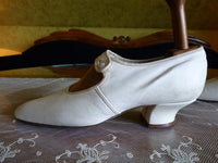 Antike Hochzeitsschuhe aus Ziegenleder, ca. 1910