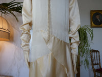 Vintage satin wedding dress, ca. 1925