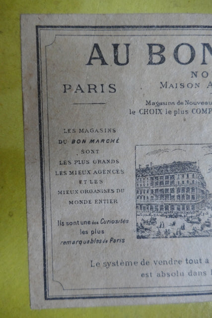 AU BON MARCHÈ Antike Kinder-Abendmütze, ca. 1900