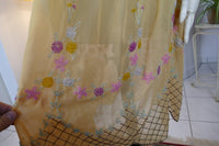 Antikes seidenes, perlenbesetztes Cocktailkleid, ca. 1926