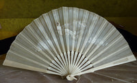 Faltfächer, Fliegender Putto, um 1900