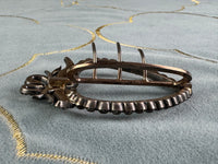 Sillver &amp; Rhinstone Gürtelschnalle, ca. 1890