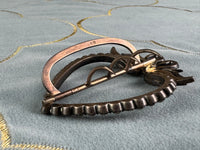 Sillver &amp; Rhinstone Gürtelschnalle, ca. 1890