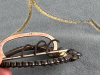 Sillver &amp; Rhinstone Gürtelschnalle, ca. 1890
