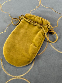 Antikes viktorianisches Samtsäckchen, ca. 1860