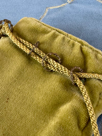 Antikes viktorianisches Samtsäckchen, ca. 1860