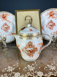 Neuosier-Warmwasserkanne, Kaiser Wilhelm II., datiert 1901 + 1911